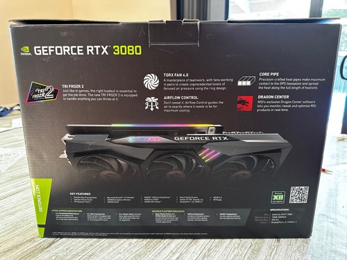 MSI GeForce RTX 3080 10GB GDDR6X Graphics Card FHR Card Perfect condition - Picture 9 of 9
