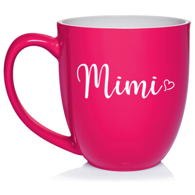 16 oz Bistro Ceramic Coffee Mug Cup Mimi With Heart | eBay