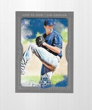 2017 PANINI DIAMOND KINGS BASEBALL FRAMED GREY JOSE DE LEON ROOKIE #134