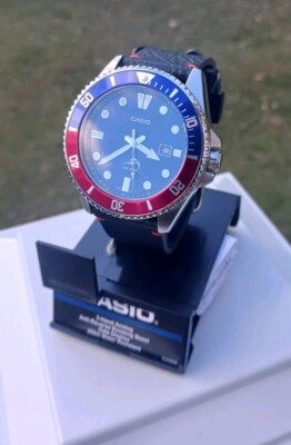 Casio Pepsi Duro Marlin MDV-106B-1A2 w/ Blue Sunburst dial and Sapphire Crystal 