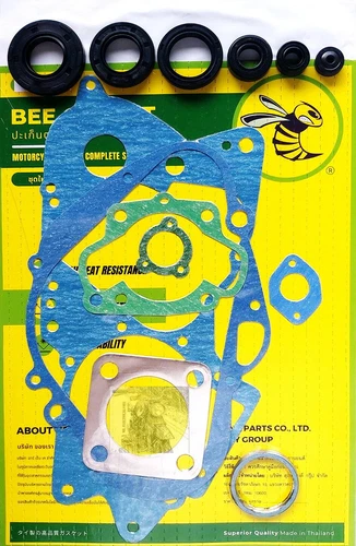 FOR Suzuki TC125 (1972-1975) J K L M Gasket Set + Engine Oil seal kit New