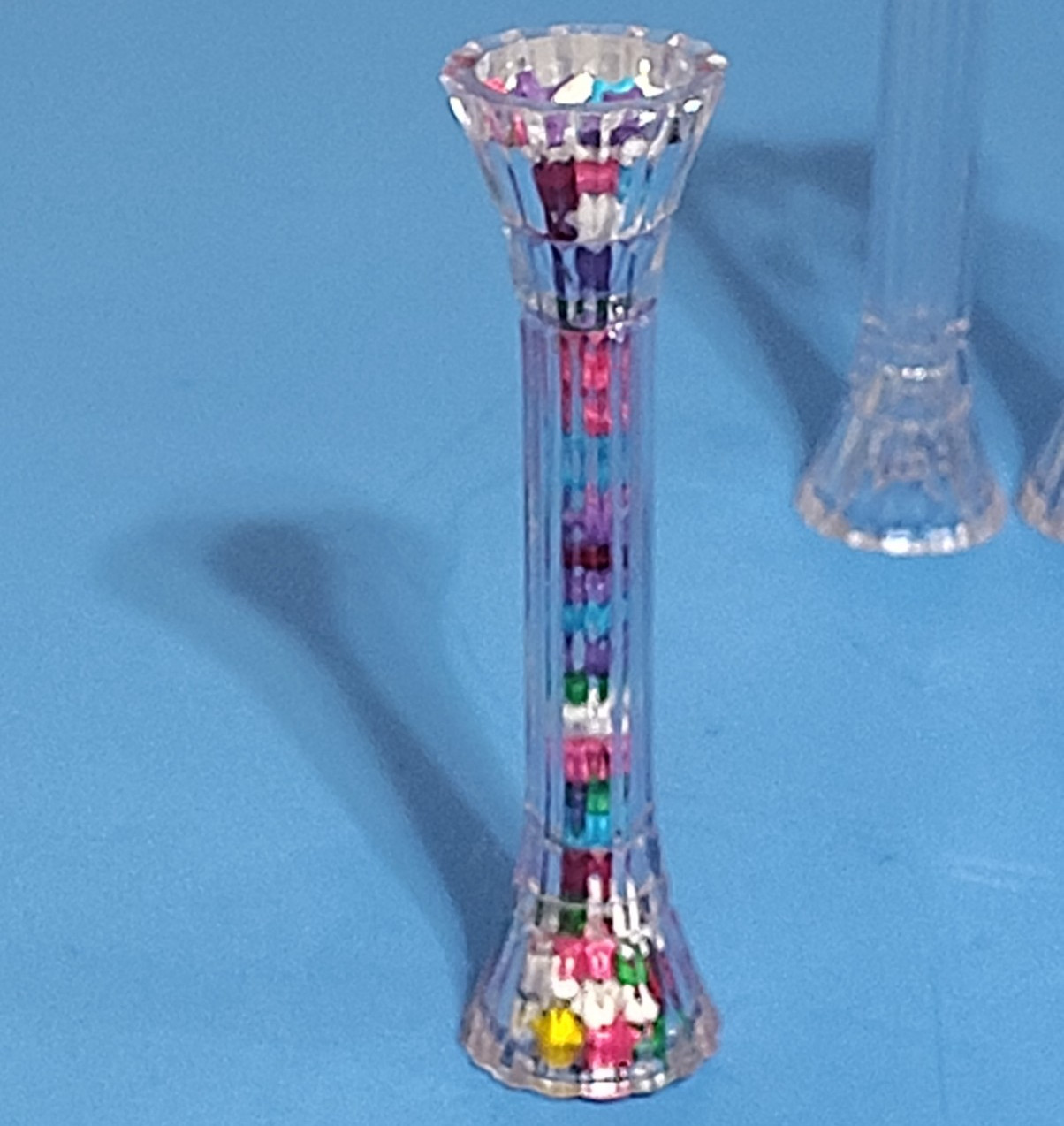 WILTON Refillable Cake Crystal Pillar Columns Size - 14" - 10" -5" -3" Vintage