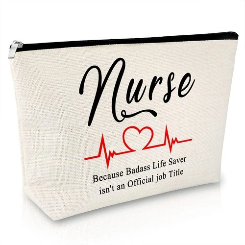 Nurse Appreciation Gift Makeup Bag for Women – Cosmetic Bag for Nurses