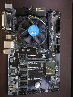 GIGABYTE GA-H110-D3A LGA 1151 Intel Motherboard with Processor