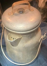 Vintage Wear-Ever Aluminum Copper Coffee Pot Percolator Complete no.3116 USA Old