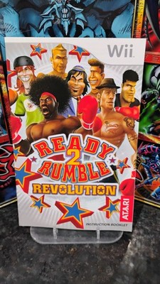 READY 2 RUMBLE Revolution NINTENDO Wii System ATARI Game 2009 Instruction Booket