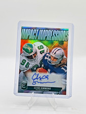 CLYDE SIMMONS 2024 DONRUSS ELITE IMPACT IMPRESSIONS AUTOGRAPH AUTO /149 #IMI-CSI