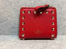 NEU VALENTINO GARAVANI Rockstud Flap French CompactWallet Geldbörse Portemonnaie