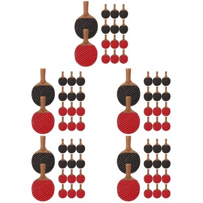  Set of 5 Tischtenniskelle Tischtennisschl%c3%a4ger Mini -Tennisschläger