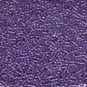 Miyuki Delica Size 11 DB0430 Galvanized Purple 5g Tube