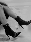 Women's Studded Ankle Boots with Tassels US9 — photo 4