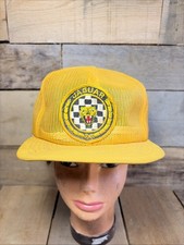 Vintage 1980s Jaguar Patch Car Auto Trucker Cap All Mesh Snapback Louisville Mfg