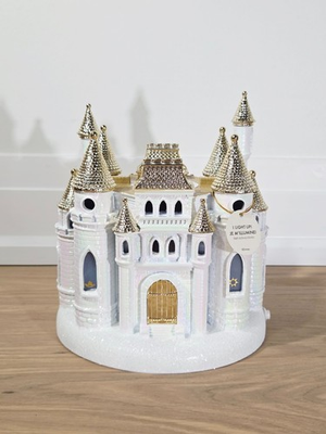 #ad Bath and Body Works Disney Princess Light up Castle Pedestal Candle holder $189.99