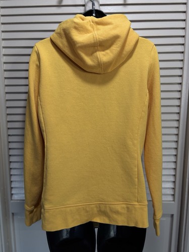 The North Face Yellow Graphic Logo Pullover Long Sleeve Hoodie Size S - Picture 4 of 7