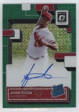 2022 Panini Donruss Optic Green Mojo Prizm 40/88 Joan Adon #RRS-AD Auto 0x4v
