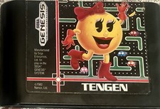 Sega Genesis Tengen Ms. PAC Man Game Cartridge 