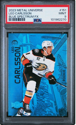 Leo Carlsson [Blue Spectrum FX] #151 2023 SkyBox Metal Universe card