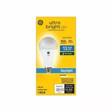 GE Ultra Bright LED 150 Watt Replacement, Daylight, A21 General Purpose 1 pack 
