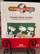 Worlds Of Wonder Talking Snoopy  Snoopy's show and tell book only 