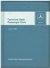 MERCEDES BENZ W100 W108 W109 W110 W111 W113 FACTORY 1959-66 TECH DATA/SPECS BOOK