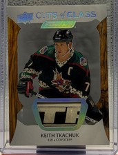 2024-25 Upper Deck Engrained Icons Keith Tkachuk Cuts of Class Game Used Stick