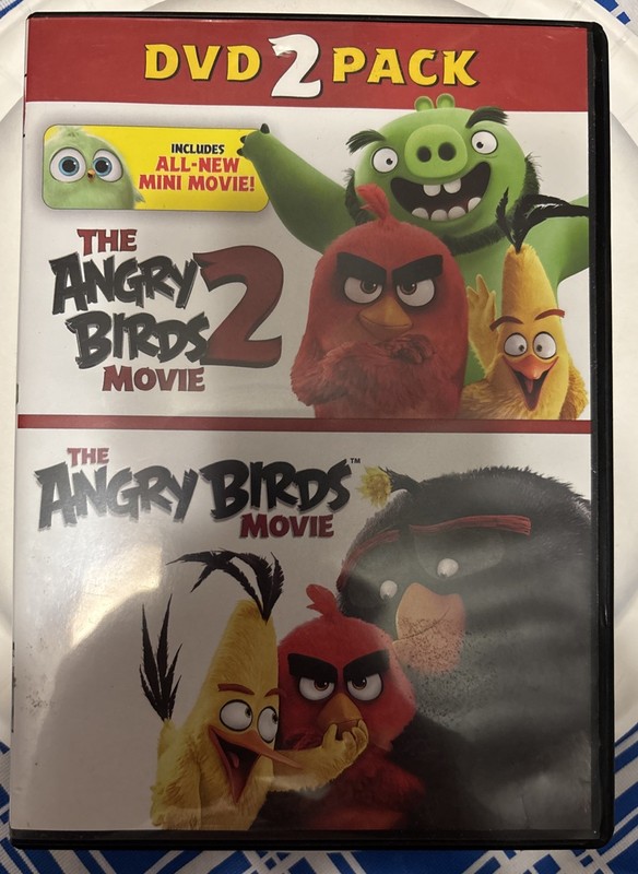 The Angry Birds Movie / The Angry Birds Movie 2  DVD 2 Pack
