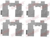 ZubehöRsatz Scheibenbremsbelag Quick Brake 109-1717 FüR Hyundai FÉ Santa 2 CM
