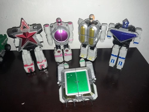 VTG POWER RANGERS SUPER ZEO MEGAZORDs Incomplete Lot Mmpr  Y2k Toys