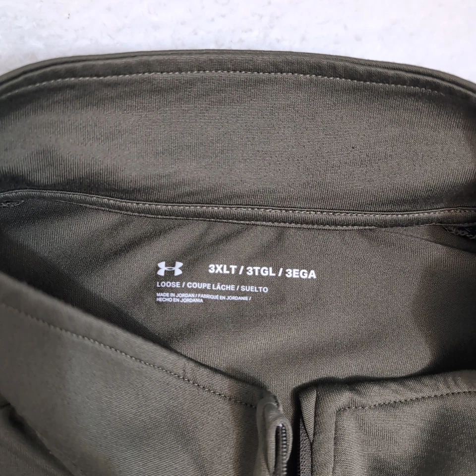 Pullover ligero Under Armour Tech 1/4 cremallera para hombre 3XLT alto verde militar Foto 2 de 4