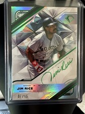 2025 Topps Diamond Icons - White Polychromatink Auto Jim Rice #WPA-JR Green /15