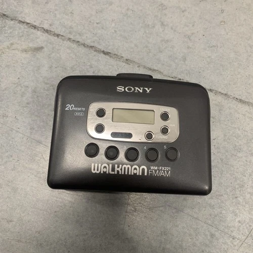 Sony Walkman WM-FX221 AM/FM Cassette Player – Tested Works