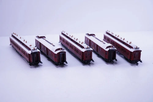 (GF0563) Liliput 860 H0 AC Passenger Car Set CIWL Orient Express, Original Packaging