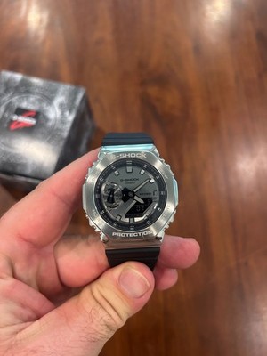 Casio G-Shock GM-2100-1AER, ''CasiOak'' Metal Mens Watch, Worn 1x with Box