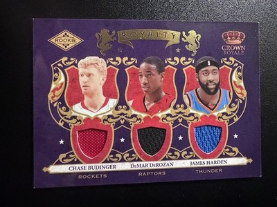 2009-10 Crown Royale Royalty Rookie James Harden DeMar DeRozan. SP #d /499