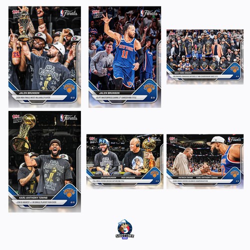 6-Card Bundle Game 5 Champions Knicks 2026 NBA Topps NOW Cards 339-344 Presale