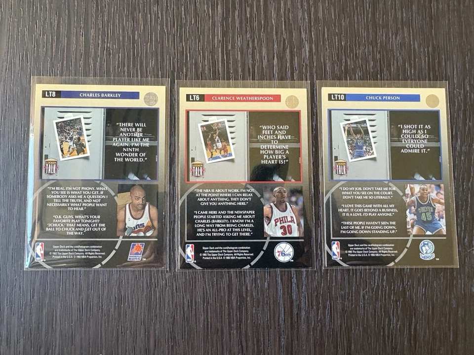 Cartas Locker Talk 1993 Upper Deck Foto 3 de 4