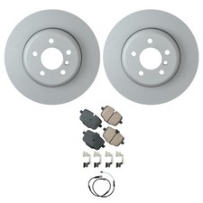 Hella Rear Rotors Akebono Euro Ceramic Disc Brake Pad Kit For F12 F13 6-Series