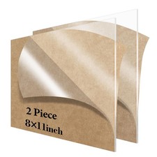Acrylic Sheet 8 x 11 Lesnlok 2 Pieces Clear Plexiglass Sheet 1/8 inch Thick 3...