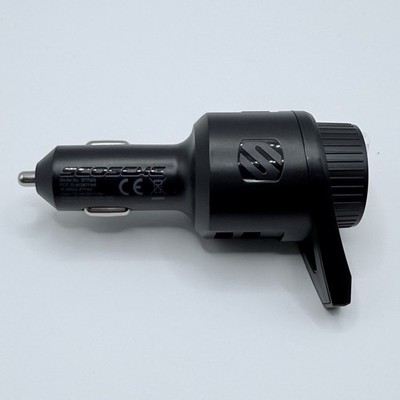 Scosche Bluetooth FM Transmitter (2.4A/12W 2-Port USB-A) - Black