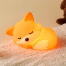 Fox Lamp, Cute Night Light Gifts, 3.6 x 6.5 x 4.3 inches,
