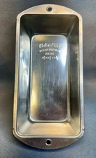 Bake King No. H2 7 5/8 x 3 7/8 x 2 1/4 Loaf Bread Cake Pan Bakeware BakeKing Pan