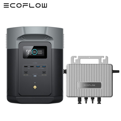 ECOFLOW DELTA 2 Max Tragbares Powerstation 2400W 2048Wh Camping Solargenerator