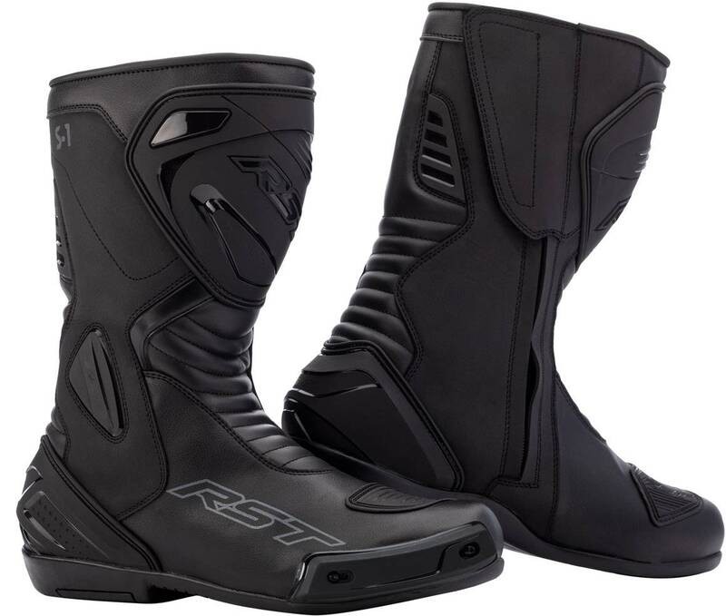 Bottes RST S1 femme noir 37, finitions soignées en cuir synthétique haute résistance
