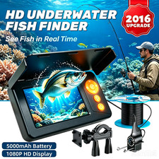 30/15m Fish Finder Underwater Fishing Camera 1080P HD 4.3 LCD Screen 5000mAh UK