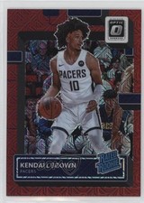 2022 Panini Donruss Optic Rated Rookie Choice Red Prizm 64/88 Kendall Brown 0su2