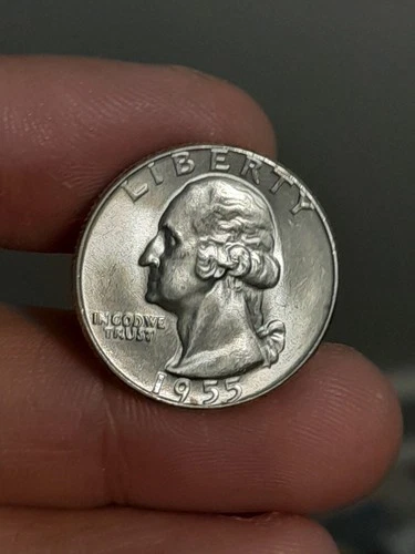 1955- P Washington Quarter BU