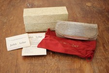 Authentic Judith Leiber Leather Mini Clutch Purse w/ Crystals