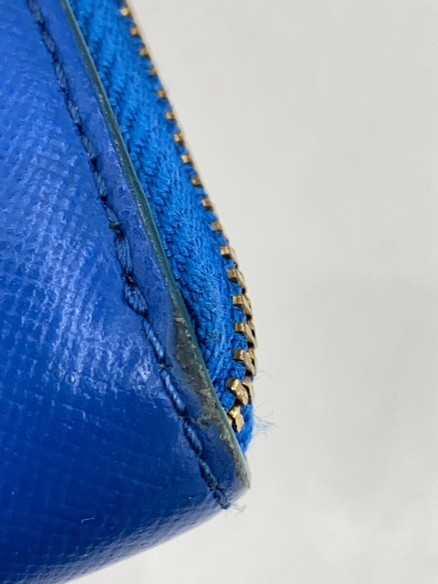 TORY BURCH Coin Case, Leather, Blue, Solid Color, Women's thumbnail 6