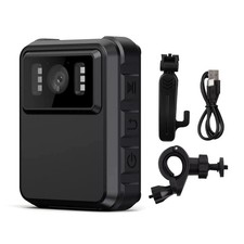 HD 2K Mini Camera Video Audio Body Recorder IR Night Vision 2.0" HD Screen