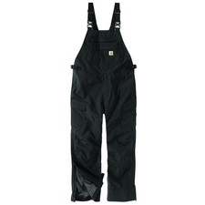 CARHARTT OR4674-M MENS BIB OVERALLS LOOSE FIT XL TALL BLACK
